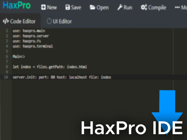 HaxPro IDE